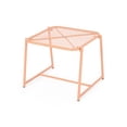 thumbnail image 6 of GDF Studio Poynes Outdoor Modern 3 Piece Chat Set, Matte Orange, 6 of 10