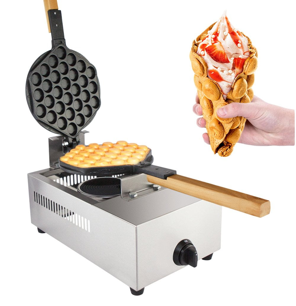 Bubble Waffle Maker GAS Type Egg Waffle Maker Professional Rotated  Bubble Waffle Machine Voltage: GAS