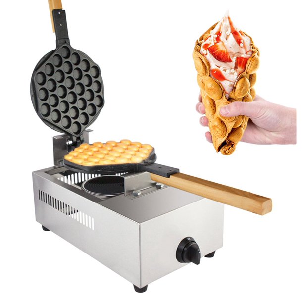 Bubble Waffle Maker GAS Type Egg Waffle Maker Professional Rotated