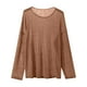 thumbnail image 2 of pstuiky Camisas casuales de manga larga para hombre, Camisa de manga larga con cuello redondo, transpirable, de color sólido y transparente para hombre Tops de hombre xxl, 2 of 9