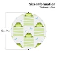 thumbnail image 3 of Disketp Frogs And Dragonflies Funny Coasters,6 Pcs Leather Coasters With Holder, Perfect Housewarming Hostess Gifts,Protect Furniture From Water Marks Scratch And Damage, 3 of 9