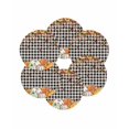 thumbnail image 7 of 15 Inch Round Placemats Set of 6, Orange Pumpkins Fall Non Slip Heat Insulation PP Table Mats, Thanksgiving Botanical Black Plaid Washable Place Mats for Kitchen Dining Party Table Decor, 7 of 7