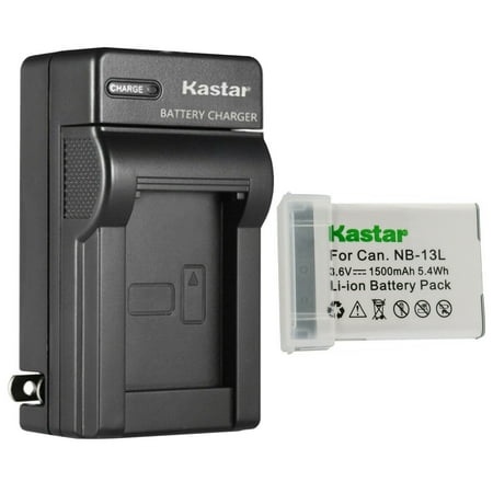 Kastar 1-Pack Battery and AC Wall Charger Replacement for Canon PowerShot SX720 HS  PowerShot SX730 HS  PowerShot SX740 HS  G1 X Mark III  PowerShot G5 X  PowerShot G5 X II  PowerShot G7 X Cameras