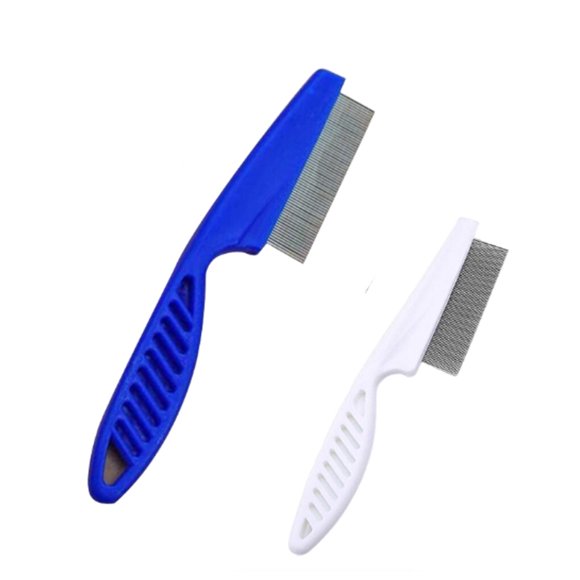Dog Brush Flea Comb Hair Crust Simple Operation Remover Plastics Fine Workmanship Compact Size Space Saving Crust Pet Supplies Grooming Set