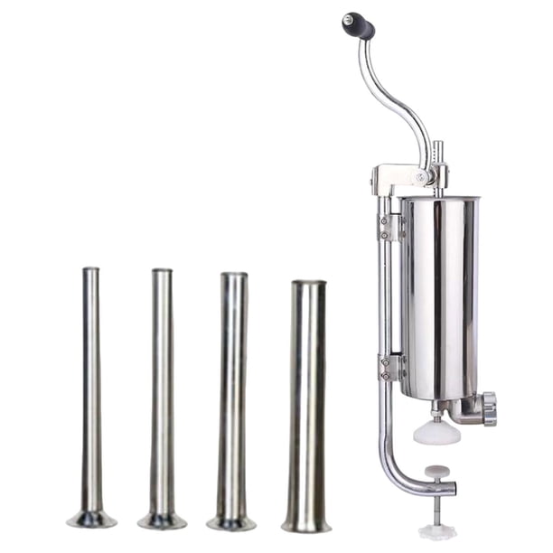 Máquina embutidora de salchichas, herramienta Manual para hacer salchichas, tubos de 14mm/18mm/21mm/25mm tubo de acero inoxidable