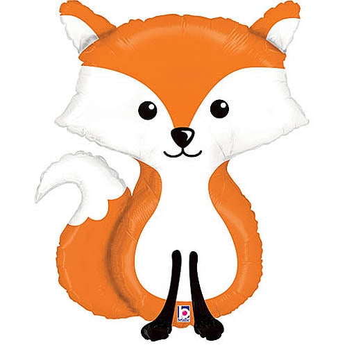Betallic Foil Balloon 35174P Woodland Fox 36 Multicolor