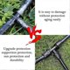 thumbnail image 3 of 10pcs 16mm PE T Pipe Connector Garden Irrigation Hose Connector Tee Connector for Garden Yard Plant Watering, 3 of 5
