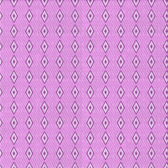 Ahgly Company Machine Washable Indoor Square Transitional Pastel Purple Pink Area Rugs, 4' Square