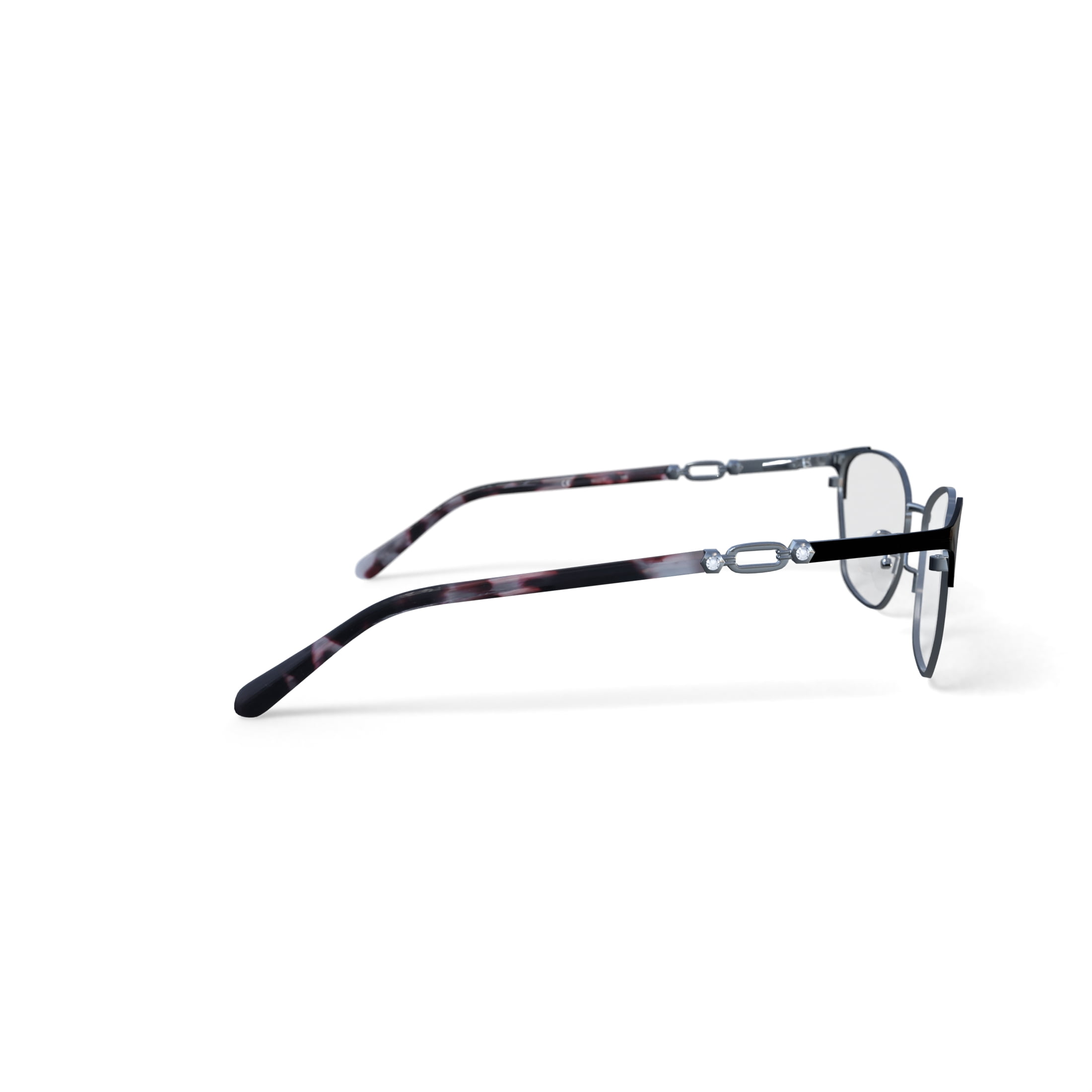 Flower Women's Petal Prescription Eyeglasses with Case, Gold