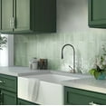thumbnail image 6 of Silken 0.5 in. x 7.9 in. Glossy Green Ceramic Pencil Tile Trims (0.3 sq. ft./case) (10-pack), 6 of 6