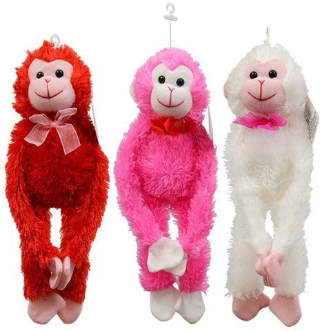 red monkey stuffed animal