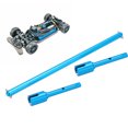 thumbnail image 3 of Joint Shaft Set, Stable Excellent Performance High Structural Accuracy Central Joint Shaft Lightweight Blue with Connector Cup for  TT02 RC Car, 3 of 8