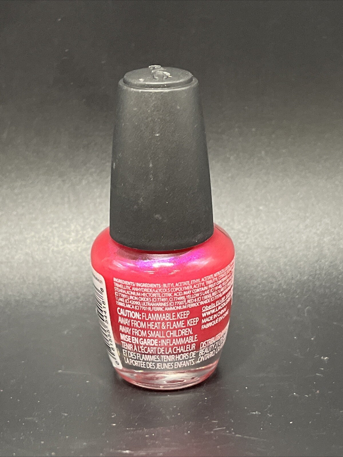 L.A. COLORS Color Craze Nail Polish, Pumpin' Pink , 0.44 fl