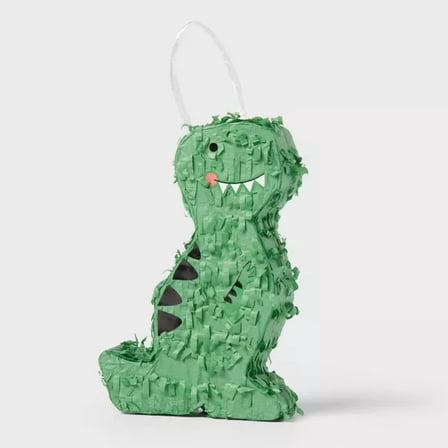 Mini Dinosaur Piñata Green