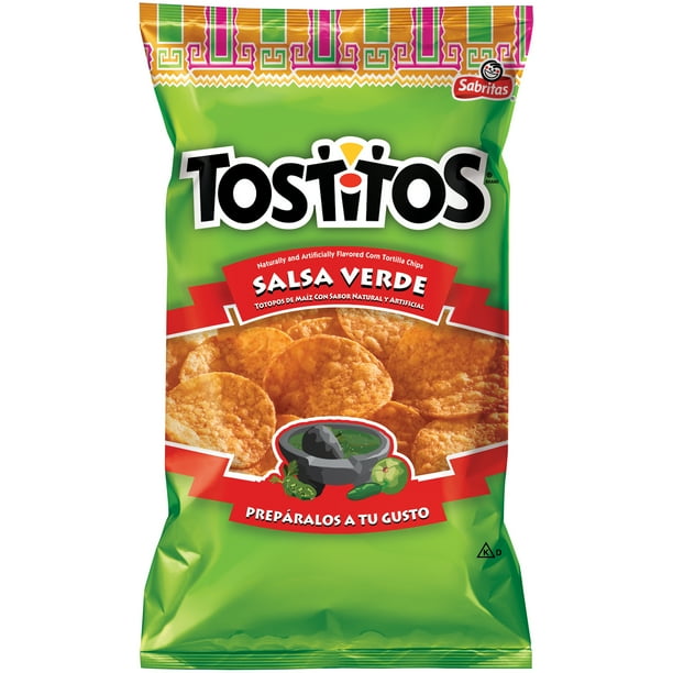 Tostitos Salsa Verde Tortilla Chips, 7.625 Oz.