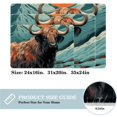 thumbnail image 2 of Yak Polyester Non-Slip Machine Washable Bath Rugs Door Rugs Floor Mat, 2 of 6