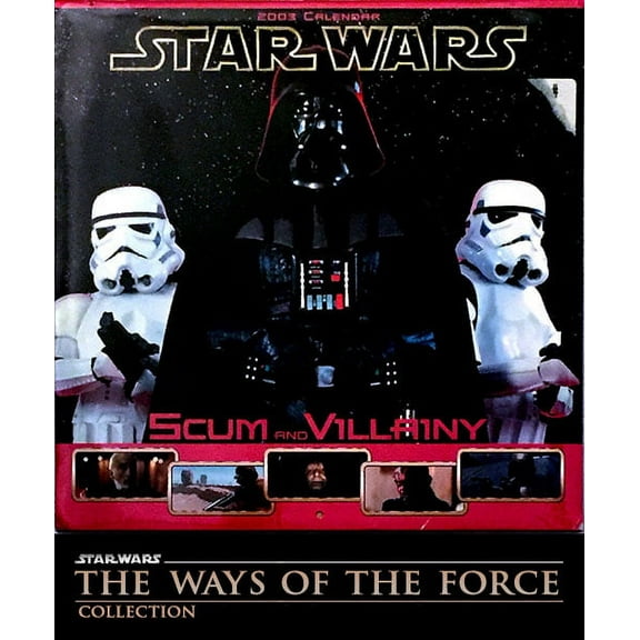 Star Wars Scum and Villainy 2003 Calendar