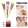 thumbnail image 4 of Natural Temporary Tattoo Paste Cones with 20PCS Templates, 4 of 9