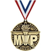 MVP Medals, 2" Gold Diecast MVP Medal Award 1 Pack