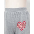 thumbnail image 5 of TiaoBug Kids Girls Hoodies Tracksuit Long Sleeve Sweatshirts with Jogger Sweatpants Set Grey-C 2-3, 5 of 7