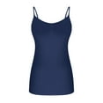 thumbnail image 5 of Xixinqiwan Tank Tops for Women,Womens Camisole Tops Spaghetti Strap Tank Top Double Lined Summer Crop Tops with Built in Pads, 5 of 7