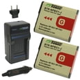 thumbnail image 1 of Wasabi Power Compatible Replacement for Sony NP-BG1 (2 Batteries + Charger), 1 of 1