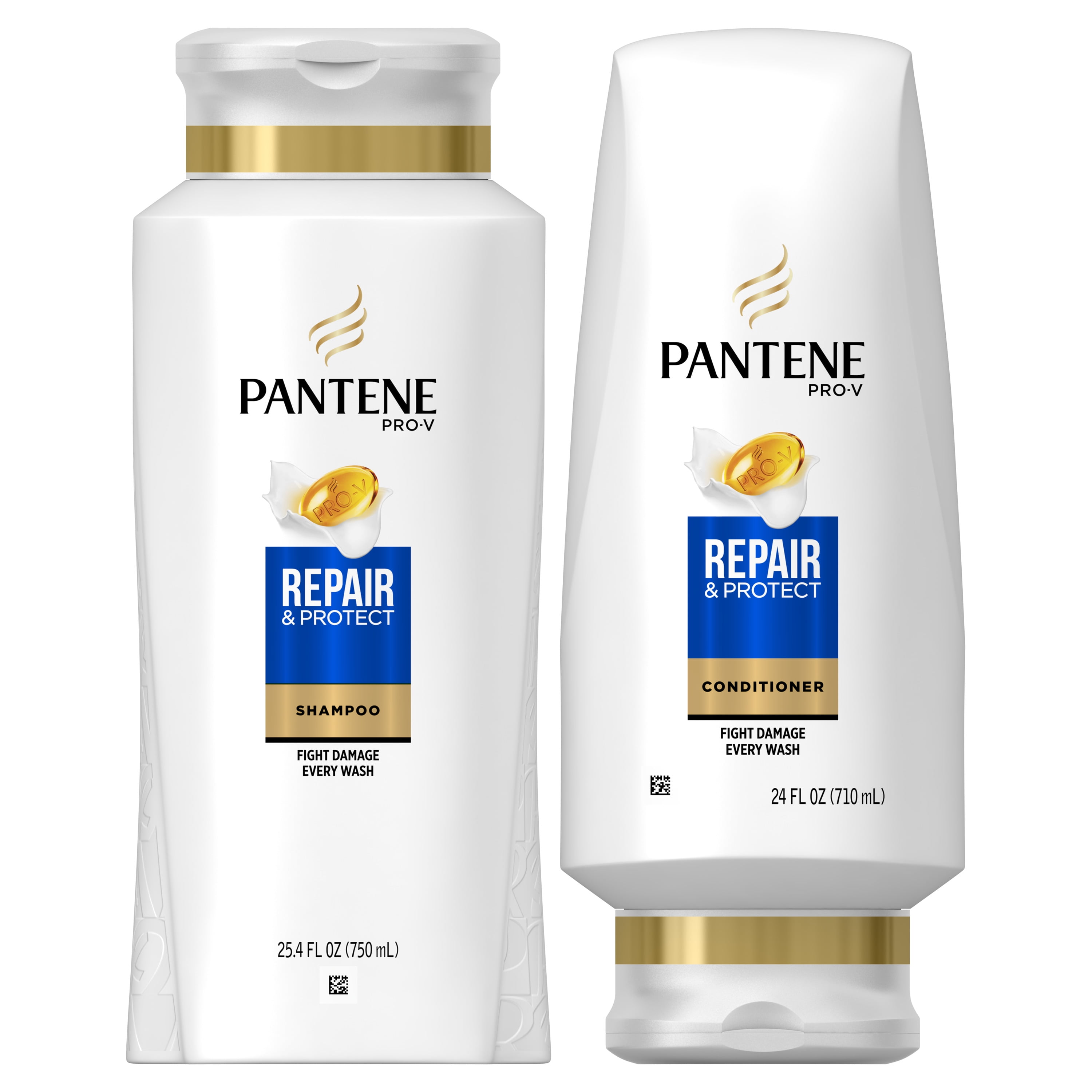 Pantene ProV Repair & Protect Shampoo and Conditioner Dual Pack, 49.4 fl oz