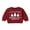 Wine Red, variant on Bagilaanoe Toddler Baby Girl Boy Christmas Sweatshirt Long Sleeve Christmas Tree Letter Print Pullover 12M 18M 24M 3T 4T 5T 6T Kids Fall Loose Tee Tops