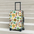 thumbnail image 2 of Lsque Beautiful African Womens Printed Luggage Cover, Travel Luggage Protector,Scratch and Dirt Resistant, Fits 18-32 Inch Luggage - Large, 2 of 9