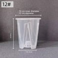 thumbnail image 4 of Clear Plastic Orchid Pots With Holes Transparent Flower Pot Succulents Plant 12cm, 4 of 9