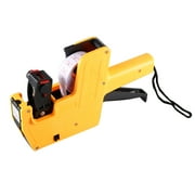 Mx-5500 Pricing Machine Labeller Labeling Price Tag Sticker Labeller +Roll Gift Lable Stickers(400Pcs) + Re-Ink Roller, Yellow