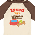 thumbnail image 4 of Inktastic Labrador Retriever Loved By A Boys or Girls Long Sleeve Baby Bodysuit, 4 of 5