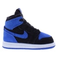 thumbnail image 2 of Nike Jordan 1 Retro High OG Infant/Toddler Shoes Size 3, Color: Black/Royal Blue/White, 2 of 5