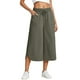 thumbnail image 1 of Pantalones capri deportivos casuales de color liso con cordón para mujer, cintura elástica, para verano, 1 of 6