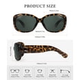 thumbnail image 2 of KALIYADI Oversized Polarized Sunglasses for Women Vintage Lady UV Protection Driving Sun Glasses, 2 of 7