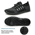 thumbnail image 3 of vibdiv Men's and Women's Water Shoes Quick Drying Sports Aqua Shoes Outdoor Swim Fishing Hiking Walking Water Shoes All Black, 3 of 6