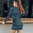 thumbnail image 5 of Paisley Bandana Women's Long Sleeve Bodycon Dress Soft Stretchy For Everyday Wear And Special Occasions, 5 of 6