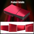 thumbnail image 5 of Carcasa frontal para PS5 Slim Disc Edition - Cubierta de ABS con acabado mate, incluye 2 fundas de silicona para mandos para una mayor protección, 5 of 5