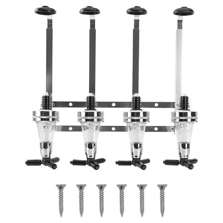 

Hemoton Wine Dispenser Machine Wall Mounted 4-station Liquor Drinking Pourer Home Bar Tools For Beer Soda Coke Fizzy Soda