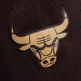 thumbnail image 4 of Men's Mitchell & Ness  Brown Chicago Bulls 1997-98 Hardwood Classics Lux Swingman Shorts, 4 of 4