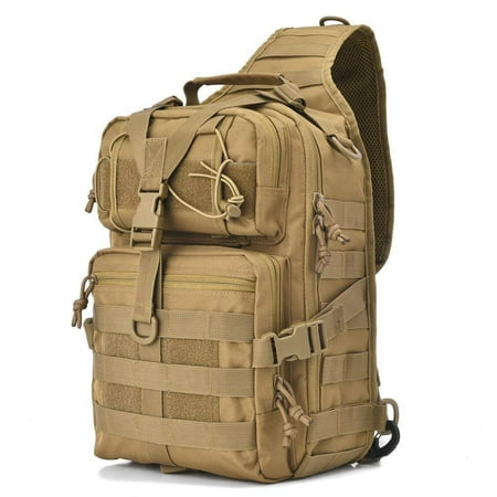 Backpack Molle Assault Sling Rucksack 20L Men Outdoor Multifunction Camping Hunting Waterproof Edc Bag