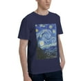 thumbnail image 2 of Bingfone The Starry Night Men'S Loose Fit Short-Sleeve Pocket T-Shirt, 2 of 7