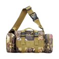 thumbnail image 1 of Tree stand bag, large capacity, camouflage, waterproof, multiple compartments, adjustable straps, outdoor gear., 1 of 5