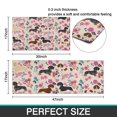 thumbnail image 7 of Dachshund and Flower Kitchen Rugs Sets Of 2,Anti Fatigue Kitchen Mat Rugs Non Slip Washable,Decorative Kitchen Floor Mats for Kitchen,Sink,Laundry,17"x30"+17"x47", 7 of 7