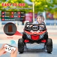 thumbnail image 4 of SPPTTY 24V Ride on Toys for Kids,2WD Ride on Car with Remote Control, PU Leather Seater,3-8Years, 4 of 10