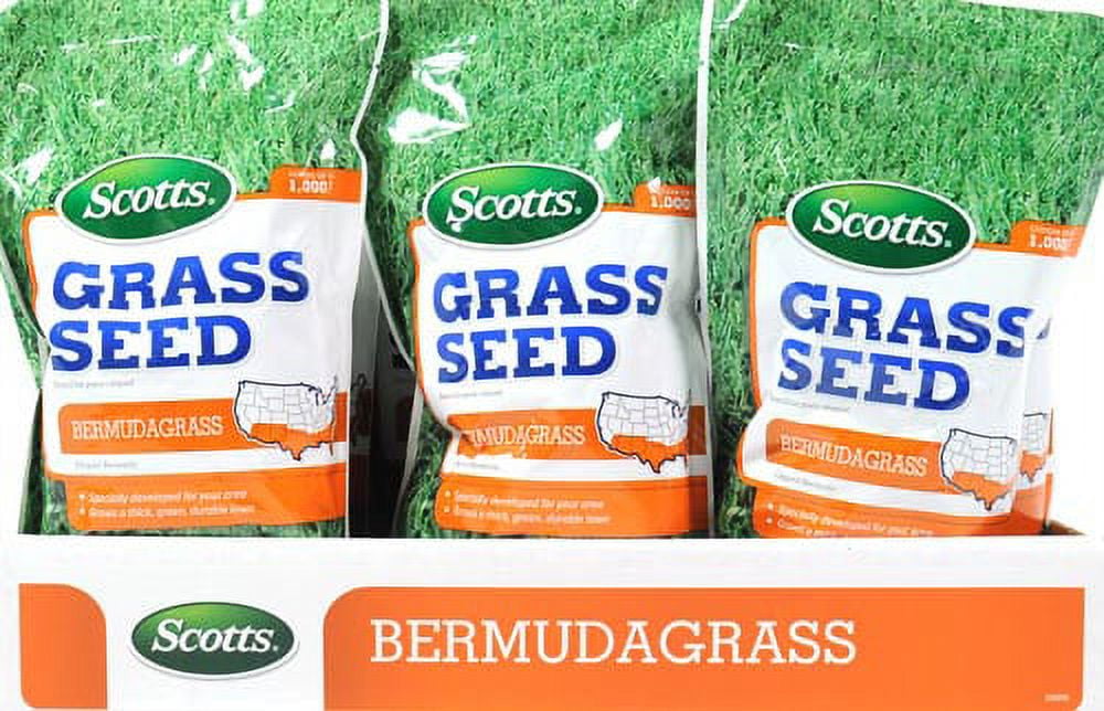 Scotts Grass Seed Bermudagrass, 1 lb., Seeds up to 1,000 sq. ft.