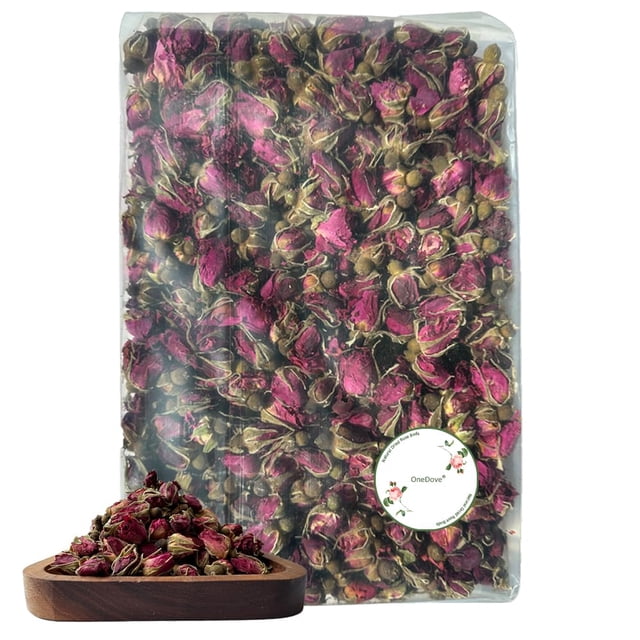 Pétalos de rosa secos OneDove 1 lb de grado alimenticio