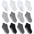 thumbnail image 1 of Zaples Calcetines tobilleros antideslizantes para bebés con suelas antideslizantes para bebés, niños pequeños, niños y niñas, 1 of 4