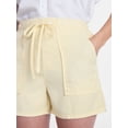 thumbnail image 5 of Time and Tru Women’s Soft High Rise Utility Shorts, 4” Inseam, Sizes XS-XXXL, 5 of 6