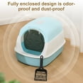 thumbnail image 6 of Cats Litter Pans Plastic Rabbit Litter Box Easy Cleaning With Lid No Residues Easy Cleaning Smooth Surfaces, 6 of 8
